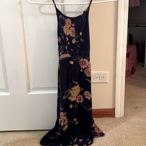 Girls Flower Maxi Dress